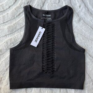 NEW Garage Grey Crop Tank Size XS